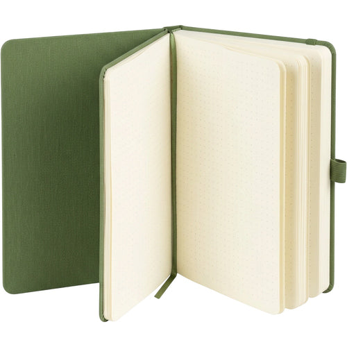 Spacelys Fieldnote Hardcover Dotted Journal A5 Moss 192 Pages - Product view