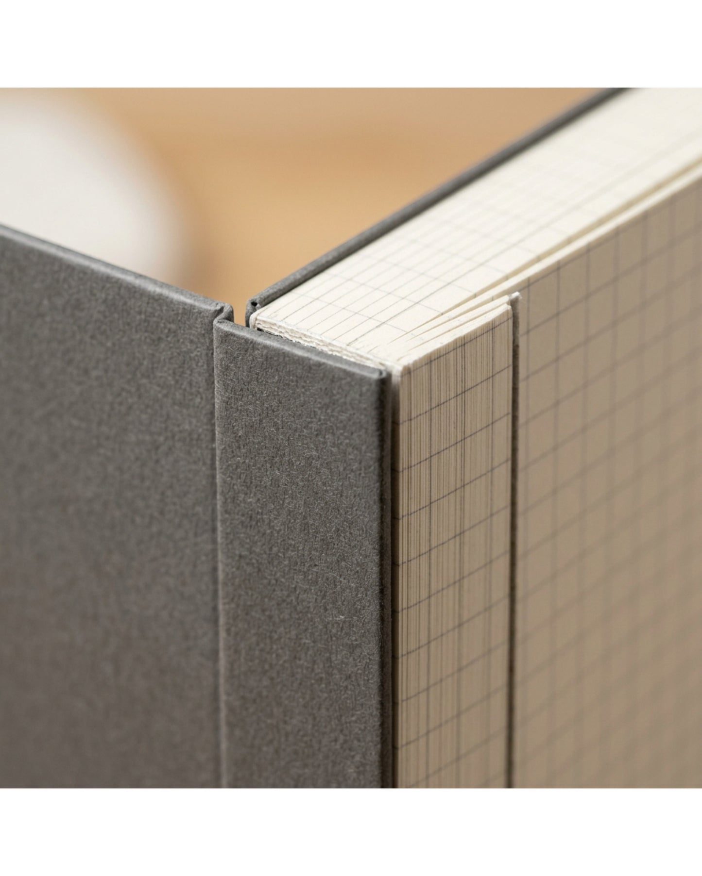 Spacelys Grid Notebook Charcoal A4 Project Pad