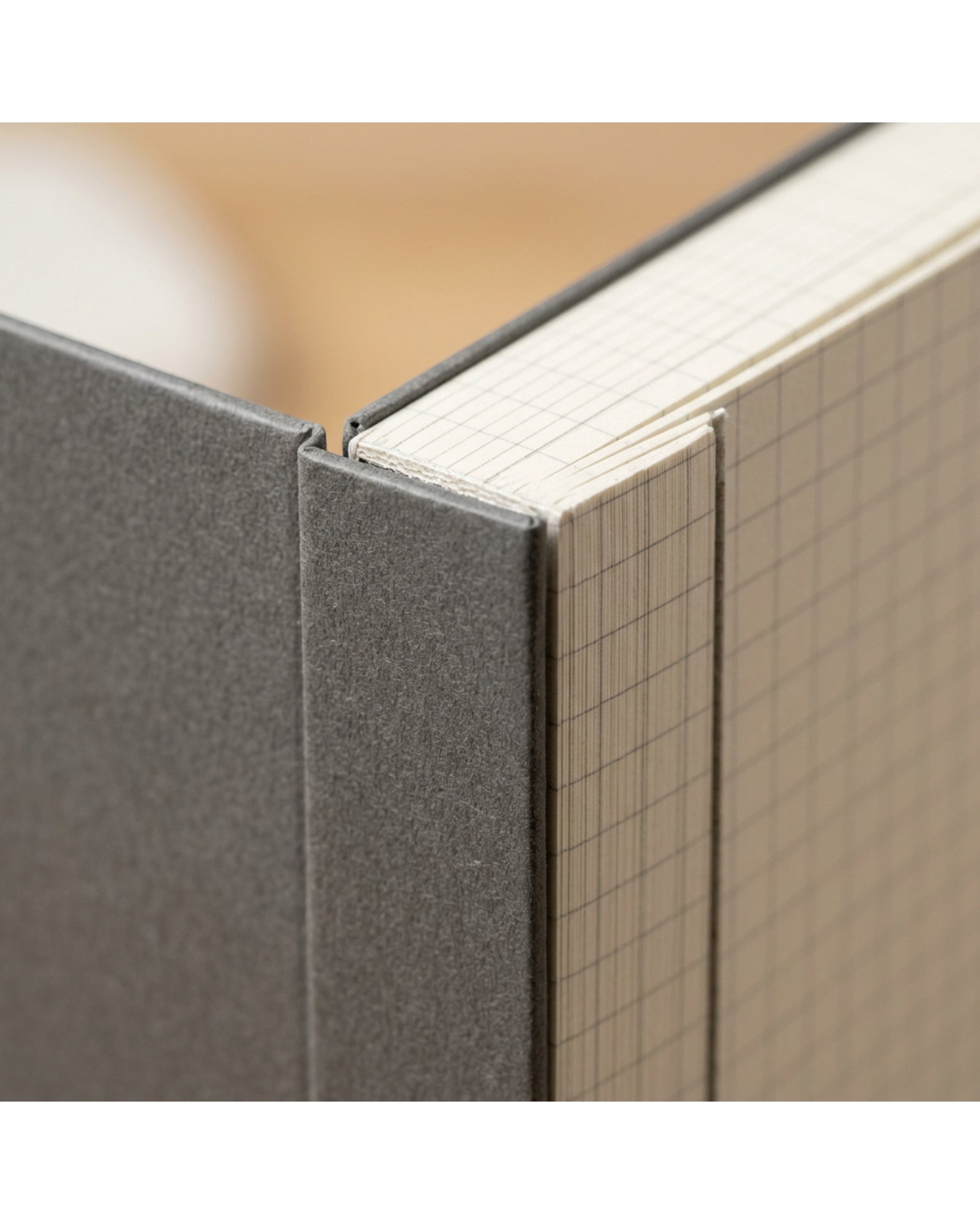 Spacelys Grid Notebook Charcoal A4 Project Pad