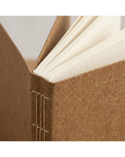 Spacelys Kraft Pocket Journals Brown A6 Blank 4 Pack