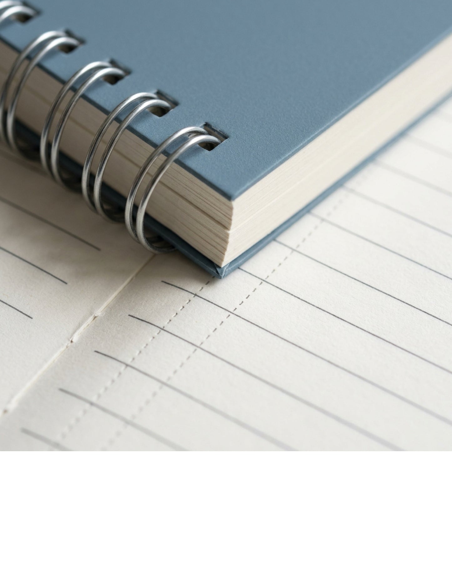 Spacelys Spiral Notebook Dusty Blue A5 Ruled 3 Pack